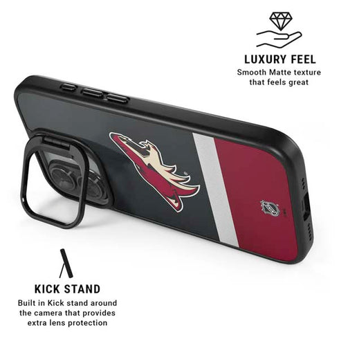 NHL Arizona Coyotes Jersey iPhone 17 Kickstand Case