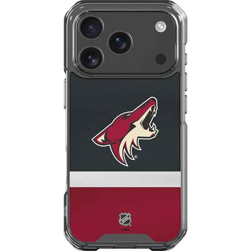 NHL Arizona Coyotes Jersey iPhone 17 Pro Clear Case