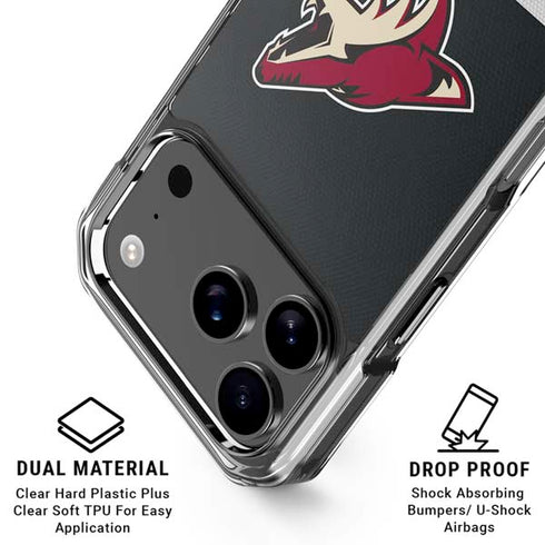 NHL Arizona Coyotes Jersey iPhone 18 Pro Clear Case