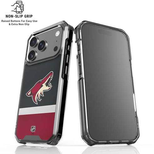 NHL Arizona Coyotes Jersey iPhone 18 Pro Clear Case