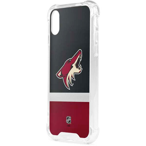 NHL Arizona Coyotes Jersey iPhone XS Clear Case