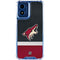 NHL Arizona Coyotes Jersey Moto G 5G (2024) Clear Case