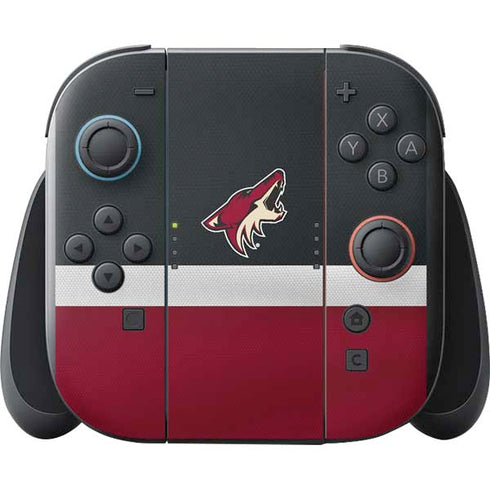 NHL Arizona Coyotes Jersey Nintendo Switch 2 (2025) with Joy-Con Skin