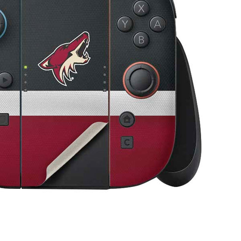 NHL Arizona Coyotes Jersey Nintendo Switch 2 (2025) Joy-Con Controller Skin