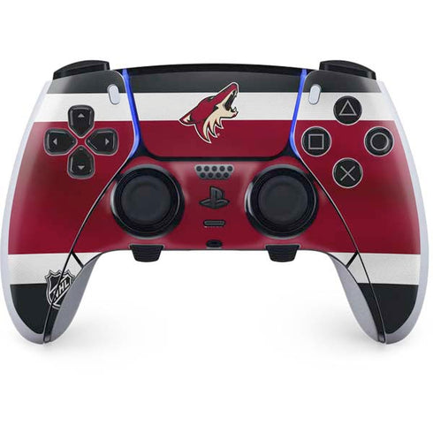 NHL Arizona Coyotes Jersey PS5 DualSense Edge Pro Controller Skin