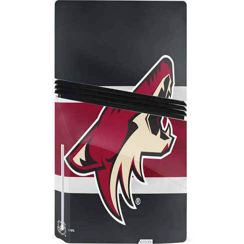 NHL Arizona Coyotes Jersey PS5 Pro Disk Console Skin