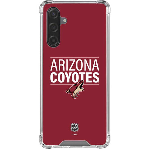 NHL Arizona Coyotes Lineup Galaxy A17 Clear Case