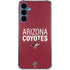 NHL Arizona Coyotes Lineup Galaxy A55 5G Clear Case