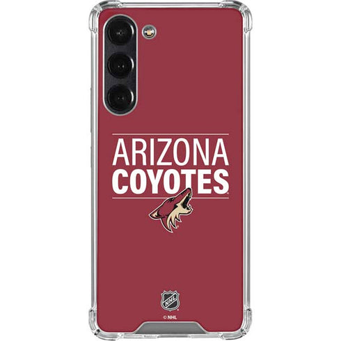 NHL Arizona Coyotes Lineup Galaxy S24 FE Clear Case