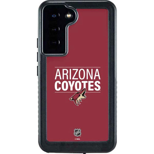 NHL Arizona Coyotes Lineup Galaxy S24 Plus Waterproof Case