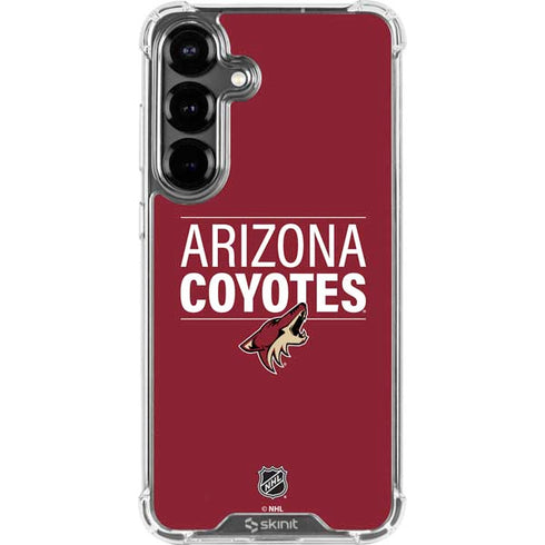 NHL Arizona Coyotes Lineup Galaxy S26 Clear Case