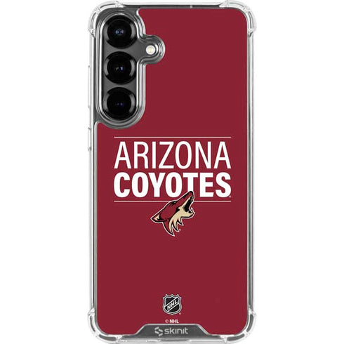 NHL Arizona Coyotes Lineup Galaxy S26 Plus Clear Case