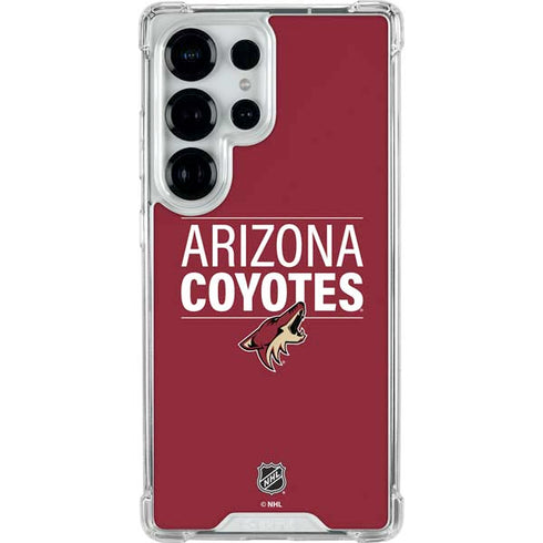 NHL Arizona Coyotes Lineup Galaxy S26 Ultra Clear Case