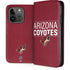NHL Arizona Coyotes Lineup iPhone 15 Pro Folio Case