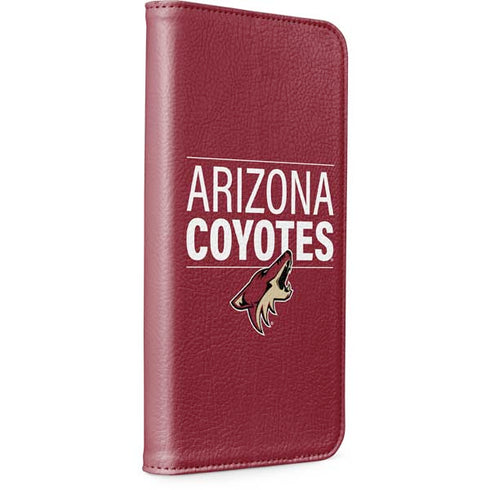 NHL Arizona Coyotes Lineup iPhone 15 Pro Folio Case
