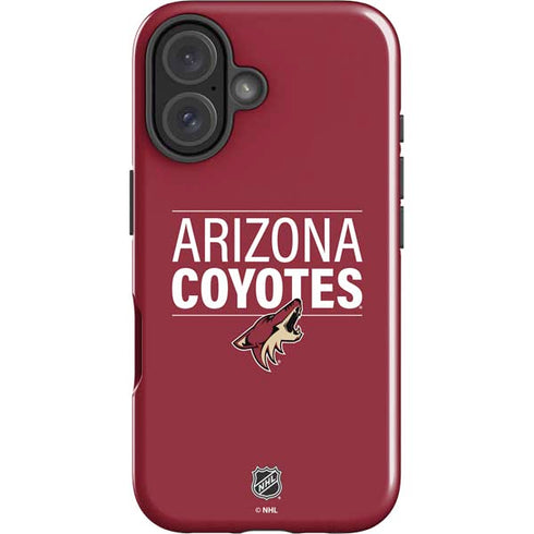 NHL Arizona Coyotes Lineup iPhone 16 Impact Case