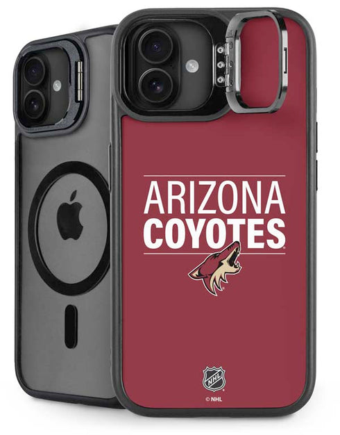 NHL Arizona Coyotes Lineup iPhone 16 Plus Kickstand Case