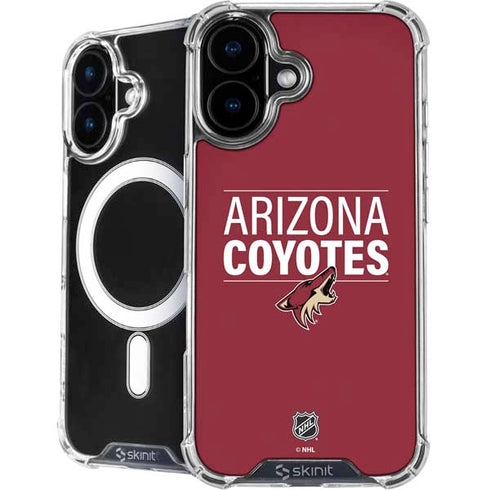 NHL Arizona Coyotes Lineup iPhone 16 Plus MagSafe Case