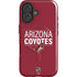NHL Arizona Coyotes Lineup iPhone 16 Plus Magsafe Impact Case