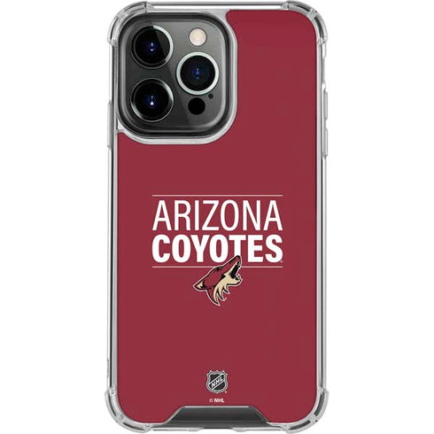 NHL Arizona Coyotes Lineup iPhone 16 Pro Clear Case