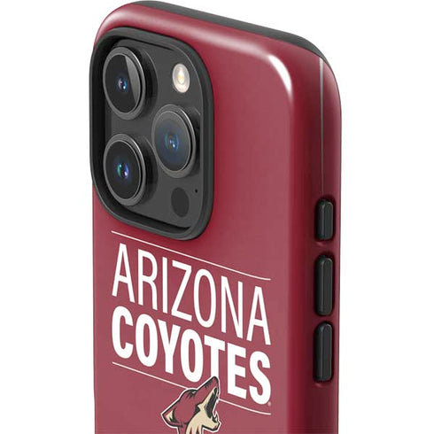 NHL Arizona Coyotes Lineup iPhone 16 Pro Impact Case