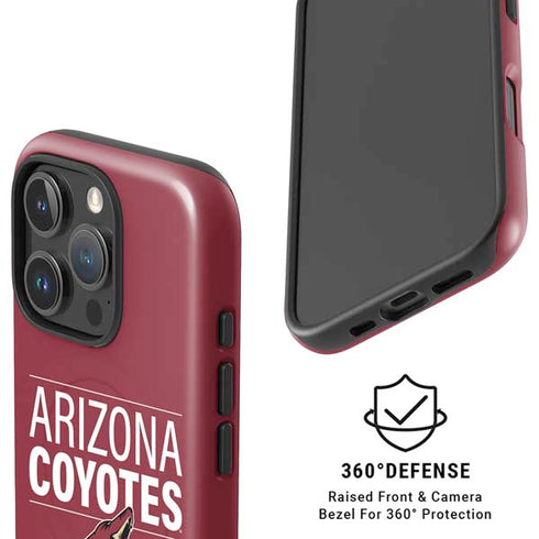 NHL Arizona Coyotes Lineup iPhone 16 Pro Magsafe Impact Case