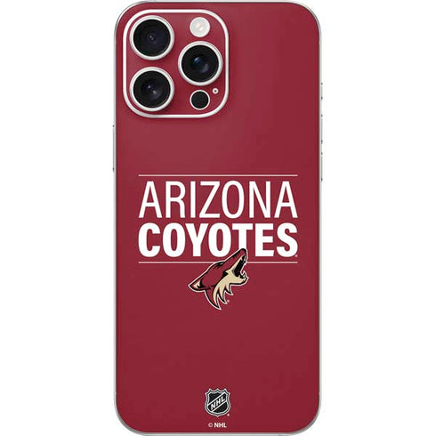 NHL Arizona Coyotes Lineup iPhone 16 Pro Max Skin