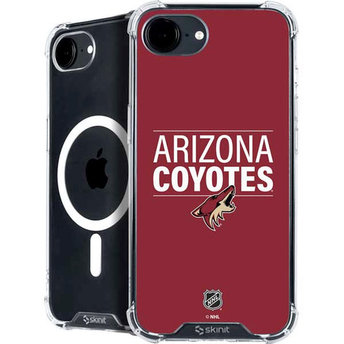 NHL Arizona Coyotes Lineup iPhone 16e MagSafe Case