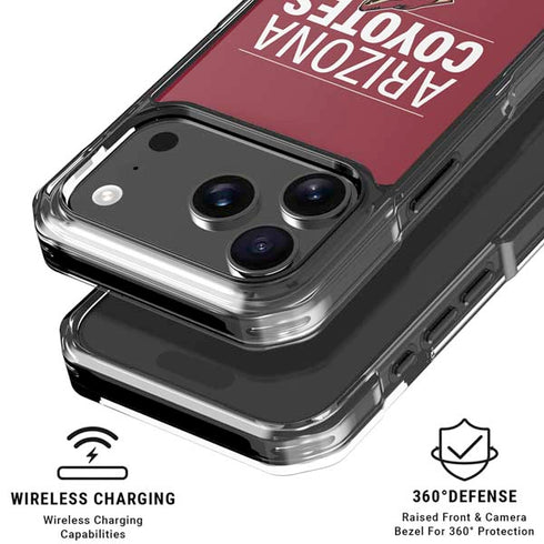 NHL Arizona Coyotes Lineup iPhone 18 Pro Clear Case
