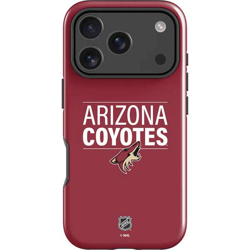 NHL Arizona Coyotes Lineup iPhone 18 Pro Max Impact Case
