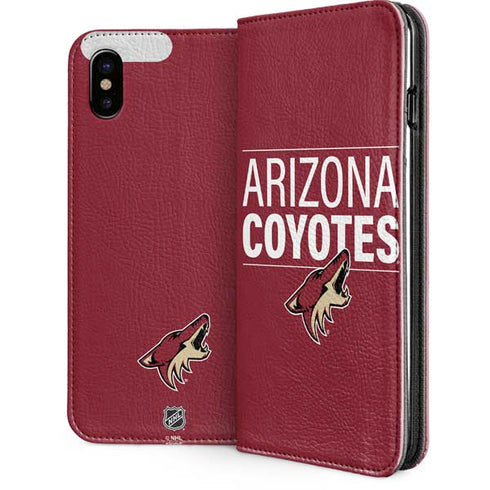 NHL Arizona Coyotes Lineup iPhone 8 Folio Case