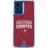 NHL Arizona Coyotes Lineup Moto G 5G (2024) Clear Case