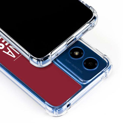 NHL Arizona Coyotes Lineup Moto G 5G (2024) Clear Case