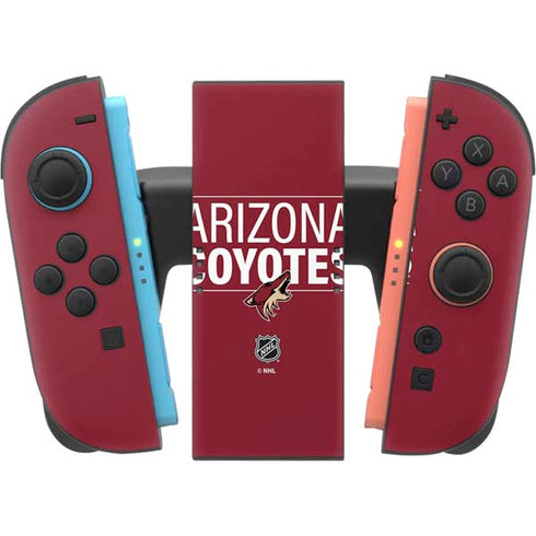 NHL Arizona Coyotes Lineup Nintendo Switch 2 (2025) Joy-Con Controller Skin
