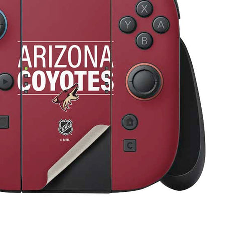 NHL Arizona Coyotes Lineup Nintendo Switch 2 (2025) Joy-Con Controller Skin