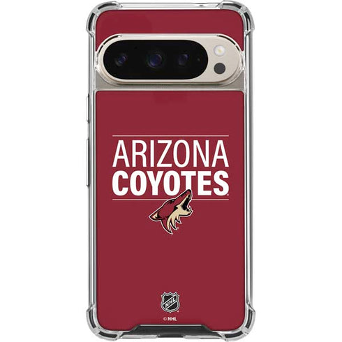 NHL Arizona Coyotes Lineup Pixel 9/9 Pro Clear Case