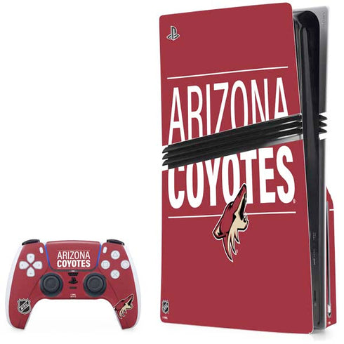 NHL Arizona Coyotes Lineup PS5 Pro Disk Bundle Skin