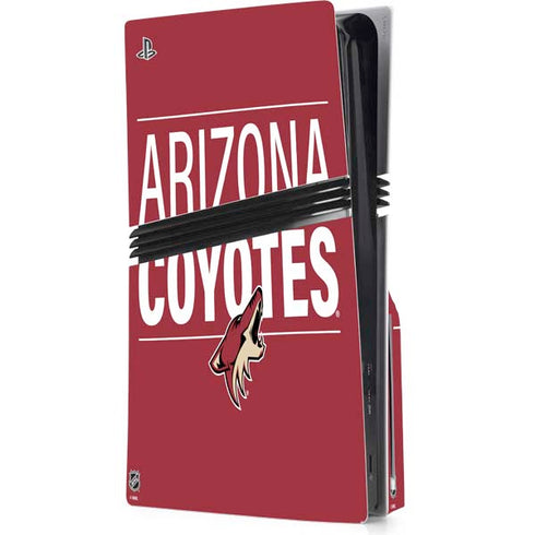 NHL Arizona Coyotes Lineup PS5 Pro Disk Console Skin