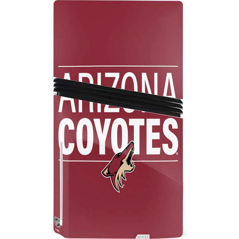 NHL Arizona Coyotes Lineup PS5 Pro Disk Console Skin