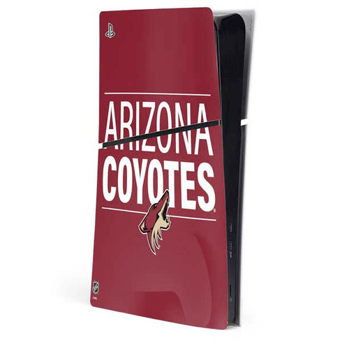 NHL Arizona Coyotes Lineup PS5 Slim Digital Edition Console Skin