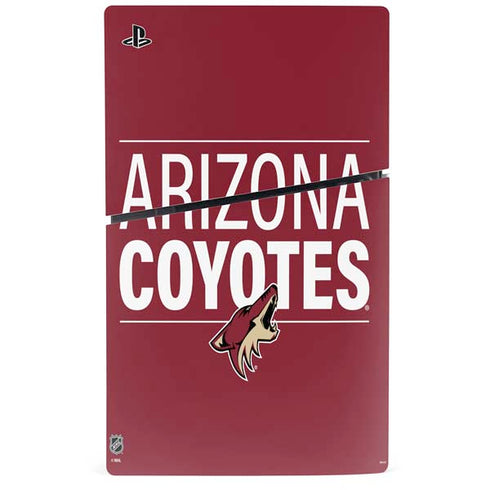 NHL Arizona Coyotes Lineup PS5 Slim Digital Edition Console Skin