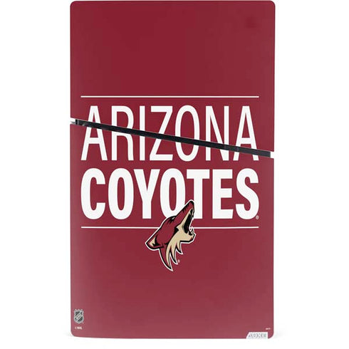 NHL Arizona Coyotes Lineup PS5 Slim Digital Edition Console Skin