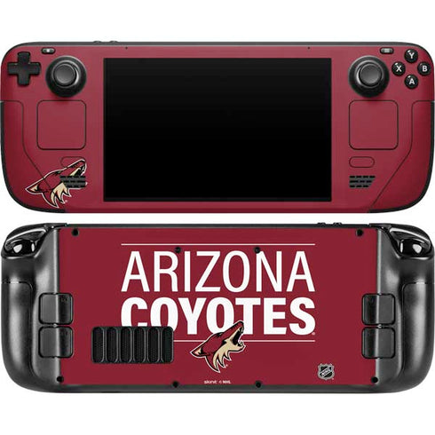 NHL Arizona Coyotes Lineup Steam Deck Handheld Gaming Computer OLED Skin