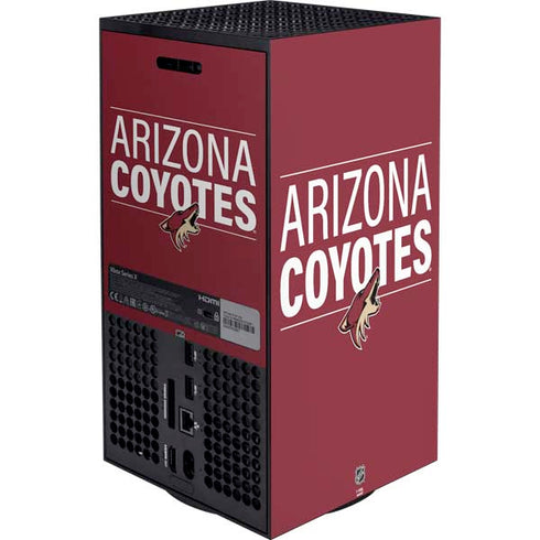 NHL Arizona Coyotes Lineup XBox Series X Digital Edition Bundle Skin