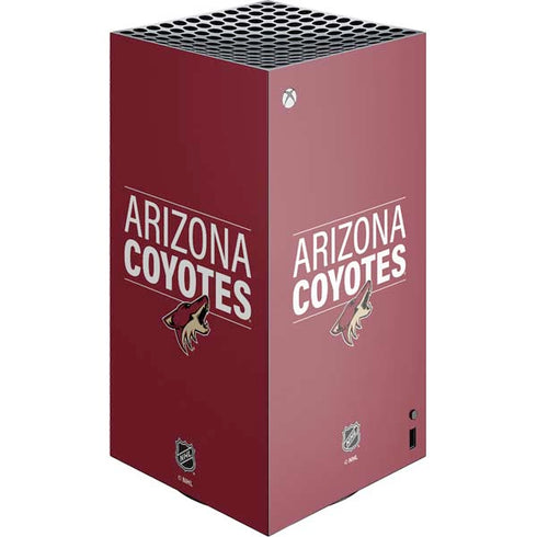 NHL Arizona Coyotes Lineup XBox Series X Digital Edition Console Skin