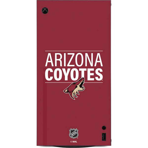NHL Arizona Coyotes Lineup XBox Series X Digital Edition Console Skin