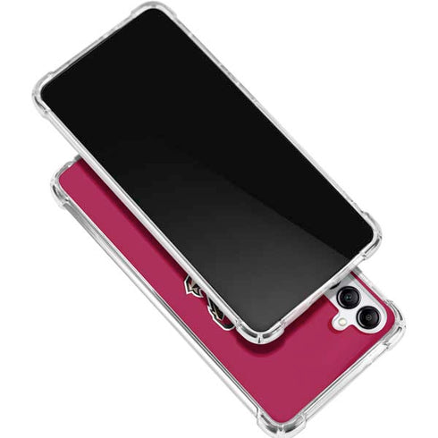 NHL Arizona Coyotes Solid Background Galaxy A16 5G Clear Case