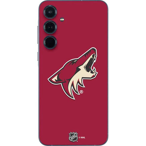NHL Arizona Coyotes Solid Background Galaxy A35 5G Skin