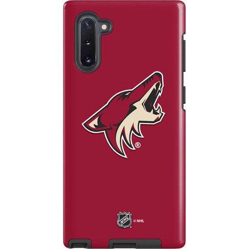 NHL Arizona Coyotes Solid Background Galaxy Cases