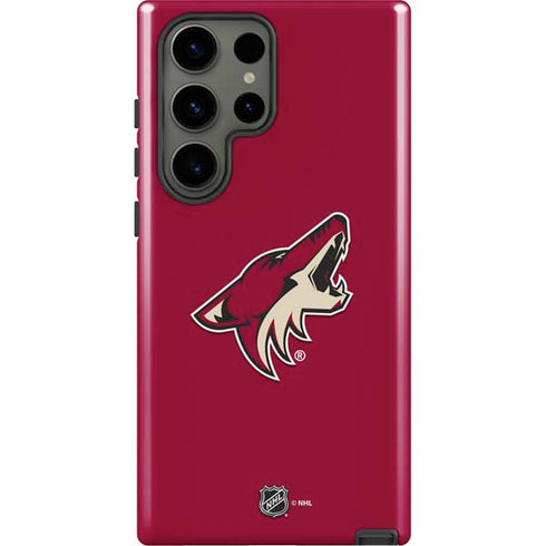 NHL Arizona Coyotes Solid Background Galaxy S23 Ultra Pro Case